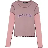 Desigual T-shirt mauve / lavendel / bär / puder