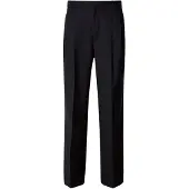 Calvin Klein Wide Leg Wool Blend Travel Trousers