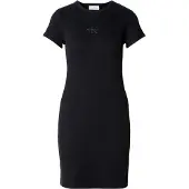 Calvin Klein Jeans Lv047f241g Kortärmad Kort Klänning