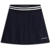 Tommy Hilfiger Logo Embroidery Rib Knit Skirt