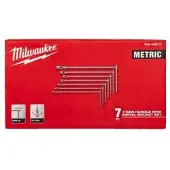 Milwaukee Insexnycklar 4932492674; HEX; 8-19 mm; 7 st.