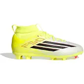 Adidas F50 League Mid Fg/ag Born For Goals - Gul/svart/lucid Red Barn, storlek 31