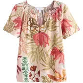 Next Blus pueblo / khaki / magenta / pastellrosa