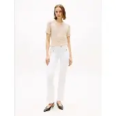 Tommy Hilfiger Mid Rise Bootcut White Jeans
