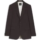 BOSS Relaxed-fit suit jacket in twill