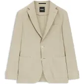 BOSS Slim-fit suit jacket in washable Tech Linen