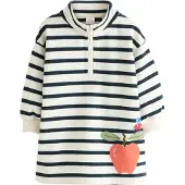 Next Klänning khaki / röd / orangeröd / svart / vit