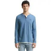 Tom Tailor T-shirt rökblå / svart / vit