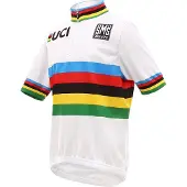 Santini Uci World Champion Korta ärmar Cykeltröja
