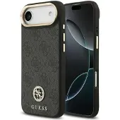 GUESS 4G Strass Logo MagSafe-fodral för iPhone Air – svart