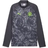 Puma Manchester City Warmup Quarter-zip Top Men, storlek Medium