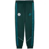 Puma Manchester City Byxor King Anthem - Grön terräng/Tropisk blå - , storlek Medium