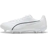 Puma King Platinum Fg/ag - White/guld/Svart Limited Edition, storlek 44