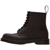 Dr. Martens unisex. 11822609 1460 Crazy Horse läderstövlar vinröd (45), Hud, Karta, 1 till 3 cm, Nyckelband, Casual, Bordeaux