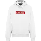 Diesel Arrow Logo Vit T-shirt
