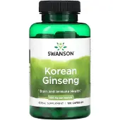 Swanson Health Koreansk Ginseng, 500 mg, 100 kapslar