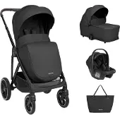 Kikkaboo Chiara 3-i-1 Barnvagn Med Liggdel