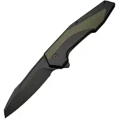CIVIVI Hypersonic C22011-1 Black Stainless, OD Green G10 pocket knife, Gustavo T. Cecchini design
