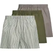 Jack & Jones Boxershorts 'Milano' taupe / oliv / mörkgrön