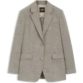 BOSS Regular-fit blazer in a wool blend