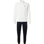 Emporio Armani Träningsoverall marinblå / vit