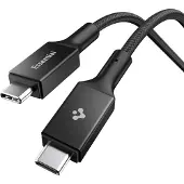 Spigen Essential EB10015CC USB-C / USB-C 100W 150cm kabel - svart