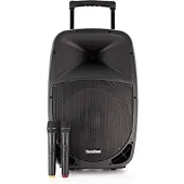 SubZero P15 Portabel PA-högtalare med Bluetooth & trådlösa mikrofoner