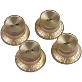 Gibson Top-Hat Rattar för Elgitarr Guld med Guld Infog