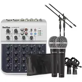 SubZero SZ-MIX06USB Mini Mixer och Mikrofonpaket