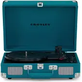 Crosley Crosley: Cruiser Deluxe Portable Turntable - (Teal) Now With Bluetooth Out