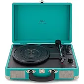 AVCOM Suitcase Turntable with Bluetooth Green