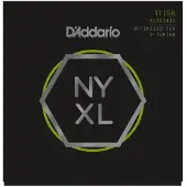 D'Addario NYXL1156 Nickel Wound Medium Top / Ex-Heavy Bottom 11-56