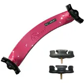 Everest Violin Shoulder Rest 4/4-3/4 Size Hot Pink