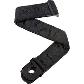 Daddario 50PLB01 Planet Lock Guitar Strap Black Satin