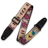 Levys Leathers MPD2-125 Prints Polyester w Leather Ends 2" Rosie the Riveter
