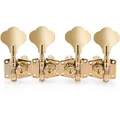 Gear4Music Guitarworks bas-stämskruvar 2-i-rad guld
