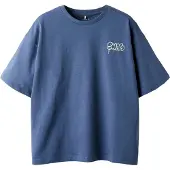 Name it T-shirt 'NKMBleze' safir / khaki / körsbärsröd / vit