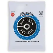 Martin Gitarrsträngar Authentic Acoustic SP 80/20 Bronze 12-String Light 12-54
