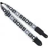 BOSS BSM-20-BW Monogram Gitarrrem svart logotyp på vit