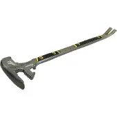 Stanley FatMax Fubar III (5-i-1 Abbruchwerkzeug, Vorschlaghammer, Nagelschlitz, Backen für Hölzer, Stemmeisen) 1-55-120, 76 cm, Rustfrit stål, Sort, Metallic