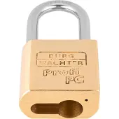 Burg wachter 116 PC 50 Niro Hänglås 51.3 mm Mässing Profilcylinder-hänglås