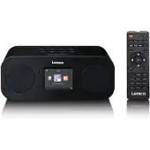 Lenco Internet-bordsradio DIR-121BK DAB+ Väckningsfunktion Svart