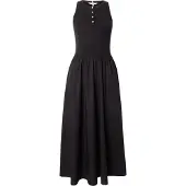 Tommy Hilfiger Gold Tone Button Sleeveless Maxi Dress
