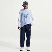 Nike Träningsbyxor Dri-FIT Academy+ Woven - Navy/Blå/Vit, storlek Small