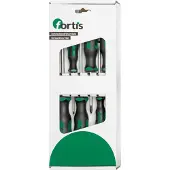 Fortis Skruvmejselsats 4317784727143; PH; SL; 6 st.