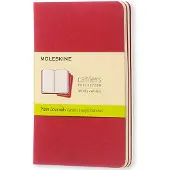 Plain Cahier - Red Cover (3 Set)