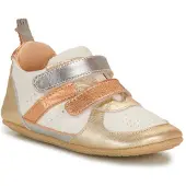 Easy peasy Sneakers MY PRE BASKET VELCRO flickor - Guldfärgad - 25