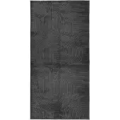 vidaXL Matta IZA kort lugg skandinavisk look antracit 100x200 cm