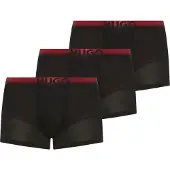 HUGO Boxershorts röd / svart