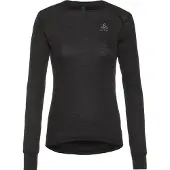 Odlo - Underställ dam - BL Top Crew Neck LS Active Warm W Black för Unisex - Storlek S - Svart